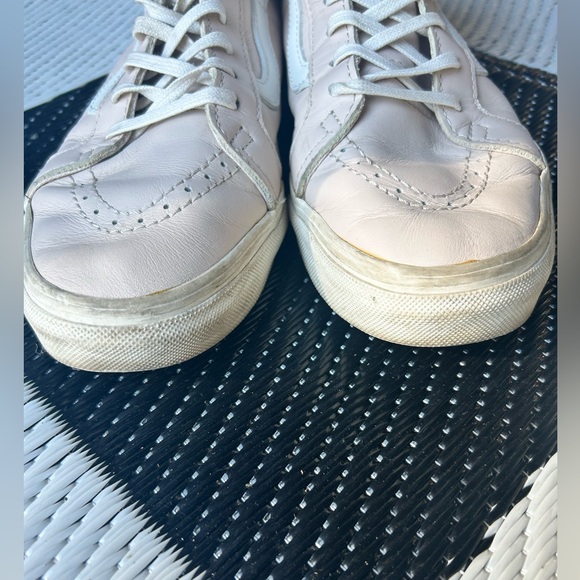 VANS SK8 HI TOP LEATHER WOMENS SIZE 9 - Picture 8 of 11